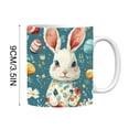 thumbnail image 3 of MTBLYS Easter Ceramic Coffee Mug Rabbit Design 350Ml Capacity 8Cm X 8Cm Home Office Camping Use, 3 of 4