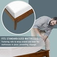 thumbnail image 4 of Acacia Kaylin 14 Inch Wood Platform Bed Frame with Headboard, Queen, Caramel, 4 of 5