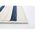 thumbnail image 2 of ECARPET Indoor/Outdoor for Balcony, Patio and Garden Arthur Blue, Ivory Rug, 2 of 9