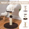 thumbnail image 3 of Cat Scratching Post Sisal Cat Climbing Frame Space Supplies Feather Cat A8X2, 3 of 8