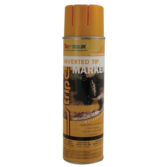 Seymour SM20-678 20 oz Inverted Tip Marking Paint, Utility Yellow