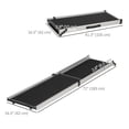 thumbnail image 3 of PawHut 72-Inch Portable Folding Dog Ramp for Cars, Trucks, SUVs, Non-Slip Pet Ramp for Large Dogs, Aluminum Frame for up to 198 LBS, 3 of 10
