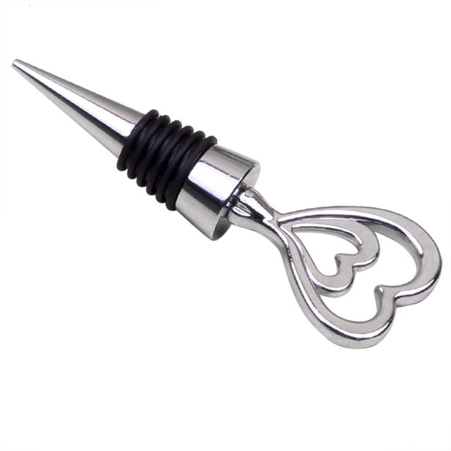 Wine Stoppers for Wine Bottles Alloy Wine Bottle Stopper Metal Clear Rhinestones
