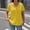 🔥 Yellow, variant on Sentmoon Shirt Women Peter Pan Collar Women Clothes Button Down Pleated Regular Fit Solid Color Breathable Cute Tops Delightful Hawaiian