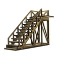 thumbnail image 3 of 1/72 Fortress Building Model Kits DIY DIY Painting Architecture Scene Model for stairs, 3 of 9