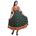 thumbnail image 1 of Bimba Print Long Party Wear Anarkali Kurta Flared A Line Kurtis For Women, 1 of 5