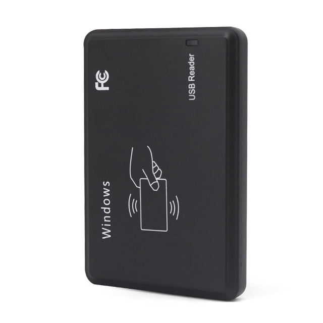 Graflsoa W82 Dual-Frequency 125Khz/134.2Khz RFID Reader with USB Interface, LED Indicators, and Buzzer for EMID/FDX-B/FDX-A Cards