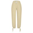 thumbnail image 5 of FNFYFH Clearance Women's Stylish Linen Pants Elastic Waist, 5 of 5