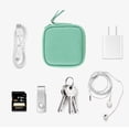 thumbnail image 4 of Earphone Case Pouch Mini Portable Earphone Carrying Case Earbud Case with Handle, 4 of 10