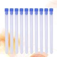 thumbnail image 4 of 10 Pcs 16x1CM Transparent Plastic Storage Bottles Needles Storage Barrels Tube DIY Beads Clear Containers Needles Organizers with Blue Plug, 4 of 8