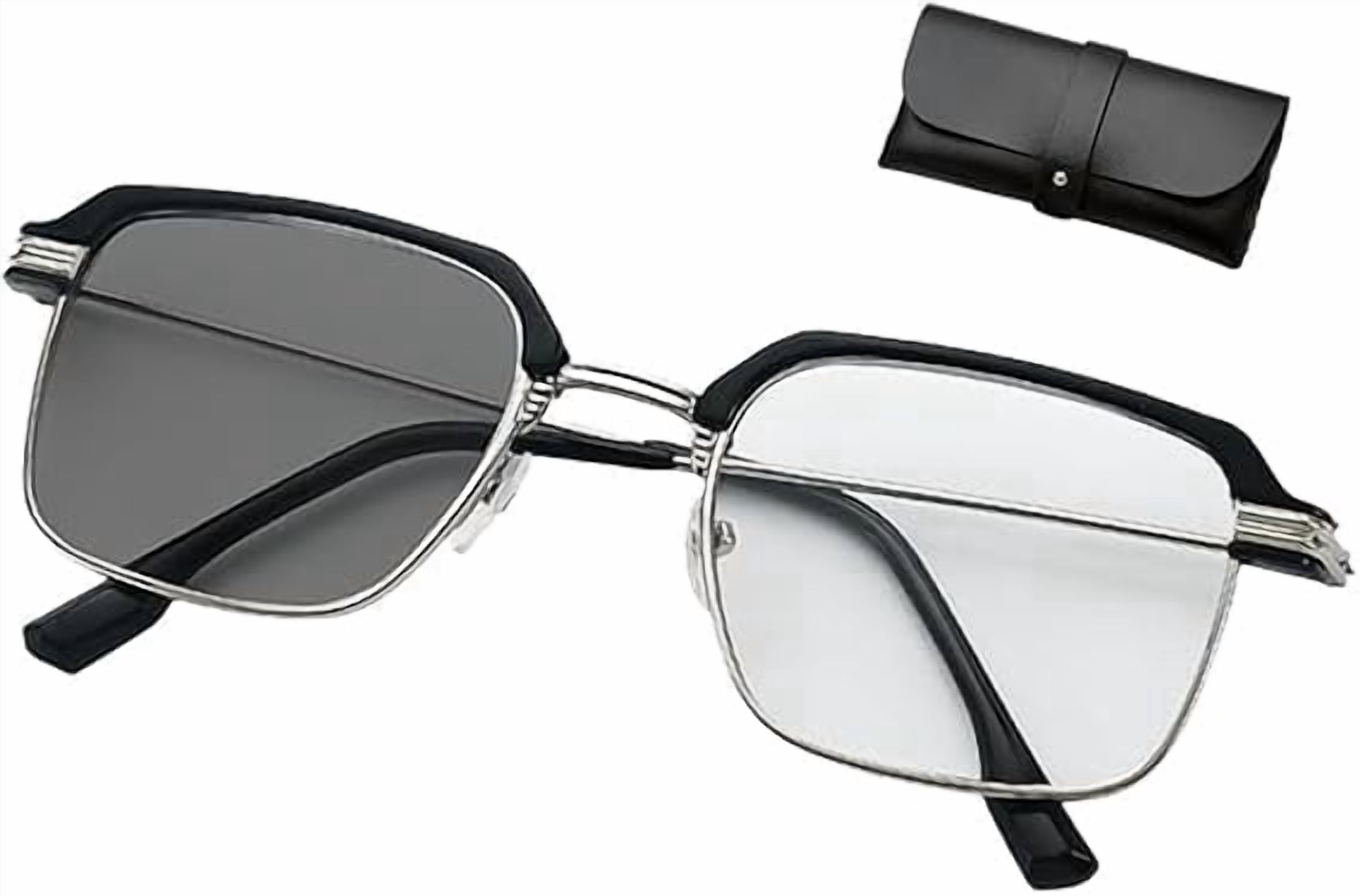 Smart Zoom Reading Glasses, Frameless High-Definition Vision, Automatic Adjustment Eyewear for Men Women, Lightweight Portable(1pcs)