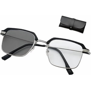 Lunettes de lecture de zoom intelligentes, vision haute définition sans cadre, lunettes d'ajustement automatique pour hommes femmes, portable léger(1pcs)