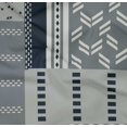 thumbnail image 4 of oneOone Tissu Popeline Sergé en Coton Biologique Patchwork Géométrique Imprimé 1 Yard 42 Pouces de Large, 4 of 4