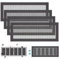 thumbnail image 1 of AMERTEER 4PCS floor register Ventilation cover rectangular hole screen 9.8 ”Black Magnetic Network Electric Covers Direct Practical Air Ventilation Cover, 1 of 9