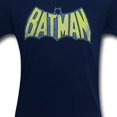 thumbnail image 2 of Batman Distressed Logo Navy T-Shirt-Small, 2 of 4
