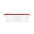thumbnail image 2 of Rubbermaid TakeAlongs 2.9-Cup Food Storage Containers, Meal Prep Containers with Lids, Limited-Edition Maple Leaf Red, 4-Pack, 2 of 6