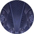 thumbnail image 1 of Ahgly Company Tapis d'Intérieur Lavable en Machine Carré Transitionnel Violet Pervenche Profond, 3 Pieds Carré, 1 of 7
