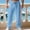 Light Blue, variant on Tunhigl Cotton Linen Pants Men Casual Loose Fit Elastic Drawstring Waist Summer Beach Pants mens pants(Light Blue,XL)