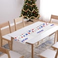 thumbnail image 4 of EGNMCR Room Decor, Home Decor, Wall Decor, Holiday Products Independence Day Table Flag With Non-Slip Heat Resistance Linen Tablecloth Decorative Table Runner Mat For Dining Table the Tablecloths, 4 of 7