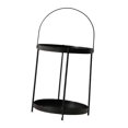 thumbnail image 2 of Luzkey Étagère de Rangement de Bureau Support de Parfum Présentoir Multifonction en Fer pour Cosmétiques Organisateur pour Commode Dortoir Salon Double Couche, 2 of 8
