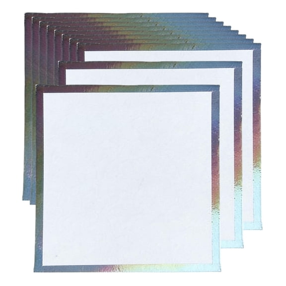 KLKCMS 10Pcs Japanese Shikishi White Boards Sturdy for Hand Drawn Convention Events 15x15cm