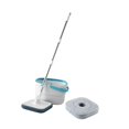 thumbnail image 4 of Lipstore Mop and Bucket Set Flat Head Dust Mops Stainless Degree Rotating Microfiber Mops with 4 Mop Pads, 4 of 8
