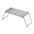 thumbnail image 2 of RRJ Grille de Poêle Extérieure Pliable en Acier Inoxydable, Grille de Gril de Camping Portable pour la Randonnée avec Sac à Dos, Support Robuste pour Cuisson au Froid, Grille de Cuisson pour Foyer pour Pique-Nique BBQ, Thé Compact pour la Maison, 2 of 6