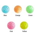 thumbnail image 2 of 5 Pack Pickleballs Indoor Outdoor 74mm Luminous Pickle Balls, 2 of 8