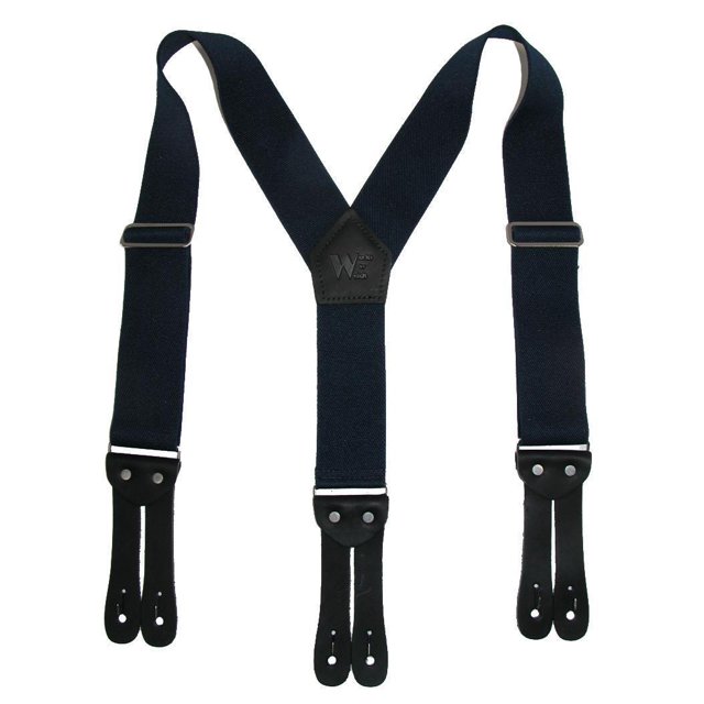 Welch Bretelles de Travail Élastiques à Boutons, Dos en Y, 2 Pouces (Hommes)