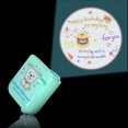 thumbnail image 4 of Unatoiry Projecteur Joyeux Anniversaire Accessoire de Photographie Éclairage Réglable Lampe de Projection Célébration Mini Lumière Ami Type 4 Rond 1 Ensemble, 4 of 6