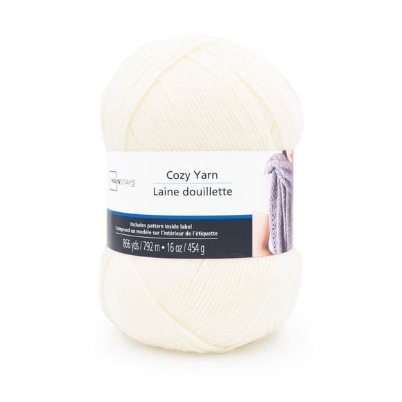 Mainstays Cozy Medium Acrylic Yarn 1 Ball