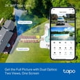 thumbnail image 2 of TP-Link Caméra de Sécurité Tapo C246D 2K Double Objectif Panoramique/inclinaison IP65, 2 of 9