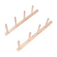 thumbnail image 3 of VONKY 2 Pcs Tapis de Yoga en Bois Rangement Organisateur de Yoga Support de Tapis pour Planche à Roulettes 4 Niveaux 4 Niveaux, 3 of 6
