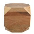 thumbnail image 1 of Table d'appoint de hometrends en bloc en bois, 1 of 4