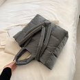 thumbnail image 2 of Women Light Shopping Bag Solid Color Large Capacity Soft Ladies Girls Trendy Bag, 2 of 9