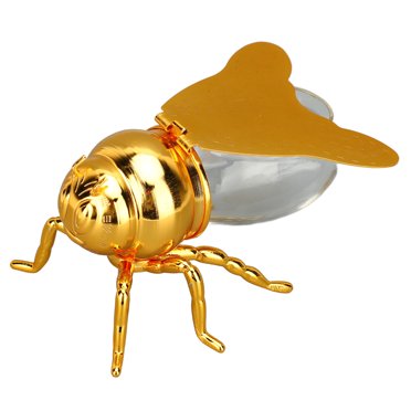 Pot à Miel Décoratif en Forme d'Abeille, Pot à Miel en Verre Contenant Esthétique à Court Terme Distributeur de Miel Vaisselle à Thème Abeille Contenants à Miel de Ruche pour Magasin Sirop de Miel