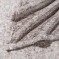 thumbnail image 2 of HOMETRENDS Dark Grey Mélange Plush Throw, 2 of 4