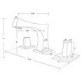 thumbnail image 4 of American Imaginations 18.25-in. W CUPC Rectangle Bathroom Undermount Sink Set In Biscuit - Chrome Hardware AI-26804, 4 of 9