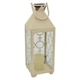 thumbnail image 1 of Plutus Brands PBTH93076 Metal Decorative Solar Lantern, White, 1 of 1