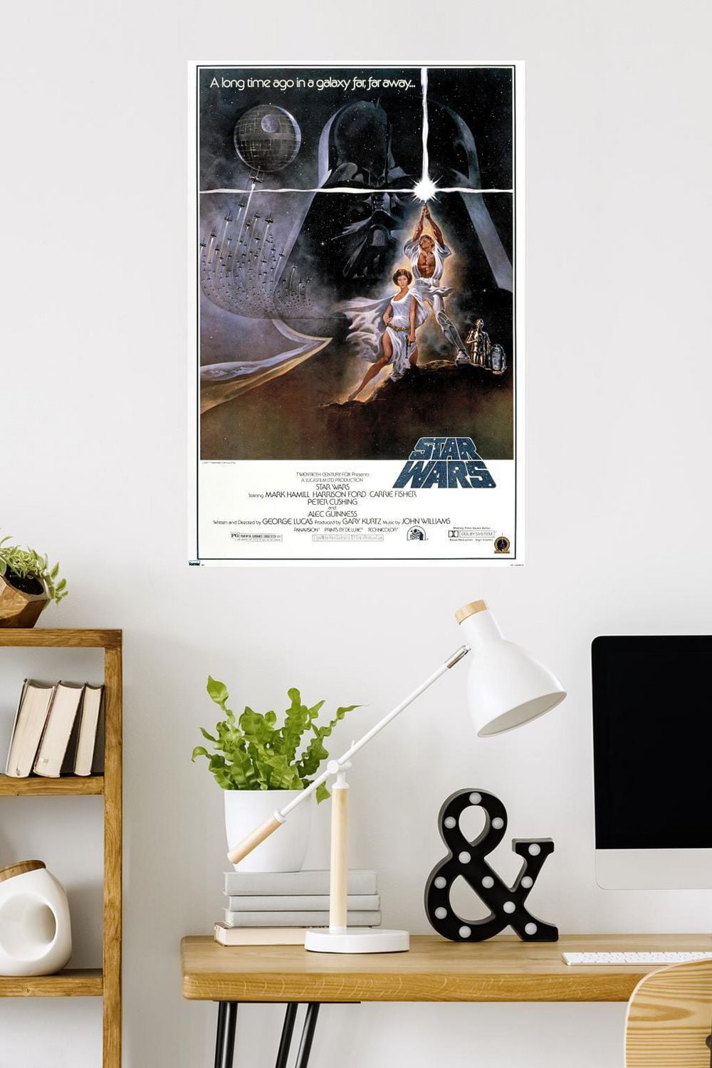 24X36 Star Wars: A New Hope - Original One Sheet Wall Poster, 24" x 36"