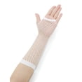 thumbnail image 2 of Unique Bargains Gants Résille Sans Doigts Longueur Coude pour Femmes 2 Paires, 2 of 4