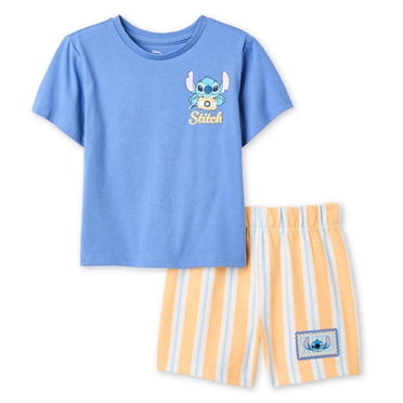 Ensemble 2 pièces avec short Stitch Disney pour petits garçons