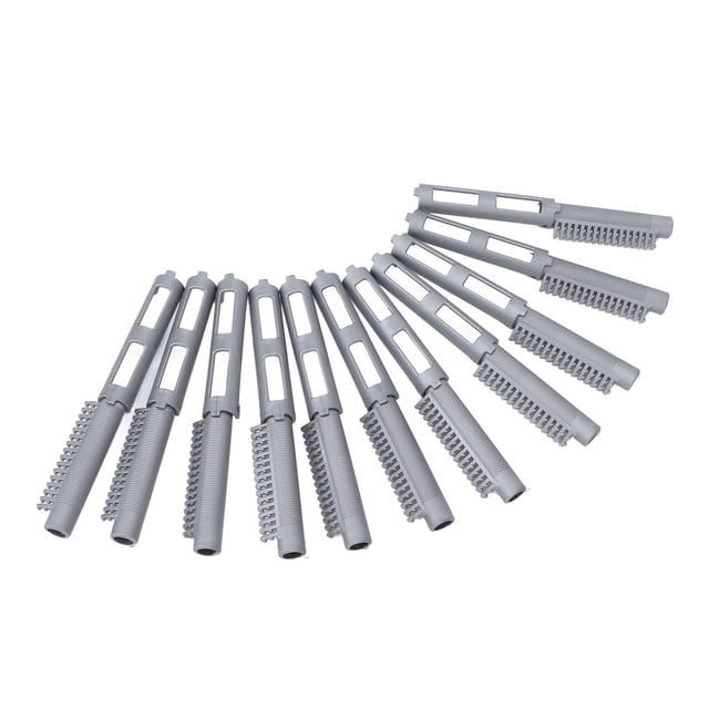 Ensemble de 12 Pcs Tiges de Permanence pour Racines de Cheveux, Pinces Creuses pour Permanentes, Accessoire de Coiffure pour Barbier