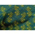 thumbnail image 4 of oneOone Cotton Poplin Fabric Leaves & Floral Block Print Fabric BTY 42 Inch Wide, 4 of 4