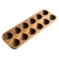 thumbnail image 1 of fastboy Wooden Egg Storage Box Multi-slots Egg Stand Wooden Egg Container, 1 of 1
