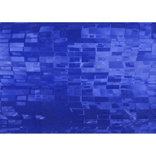 Ahgly Tapis Rectangulaire Lavable en Machine Intérieur Transitionnel Bleu Vif, 2 Pieds x 5 Pieds
