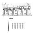 thumbnail image 2 of 6 String Bass Bridge Adjustable Barrel Saddle Fixed Type Electric Bass Bridge Zinc Alloy Bass Replacement Parts, 2 of 7