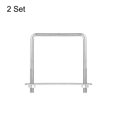 thumbnail image 3 of Unique Bargains Square U-Bolts 2 Sets 97mm Inner Width 118mm Length M8 304 Stainless Steel U Clamp Bolt, 3 of 5