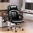 thumbnail image 2 of HOMCOM Chaise de Bureau, Chaise de Bureau Grande Taille 400 Lb avec Coussin à Ressorts, 2 of 10