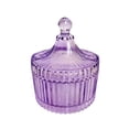 thumbnail image 2 of ZZkhGO Vintage Ribbed Glass Jars with Lids, Food-Safe Clear Storage Containers with Decorative Texture, Candy Trinket Kitchen Home Organizer for Countertop Shelf, 2 of 5